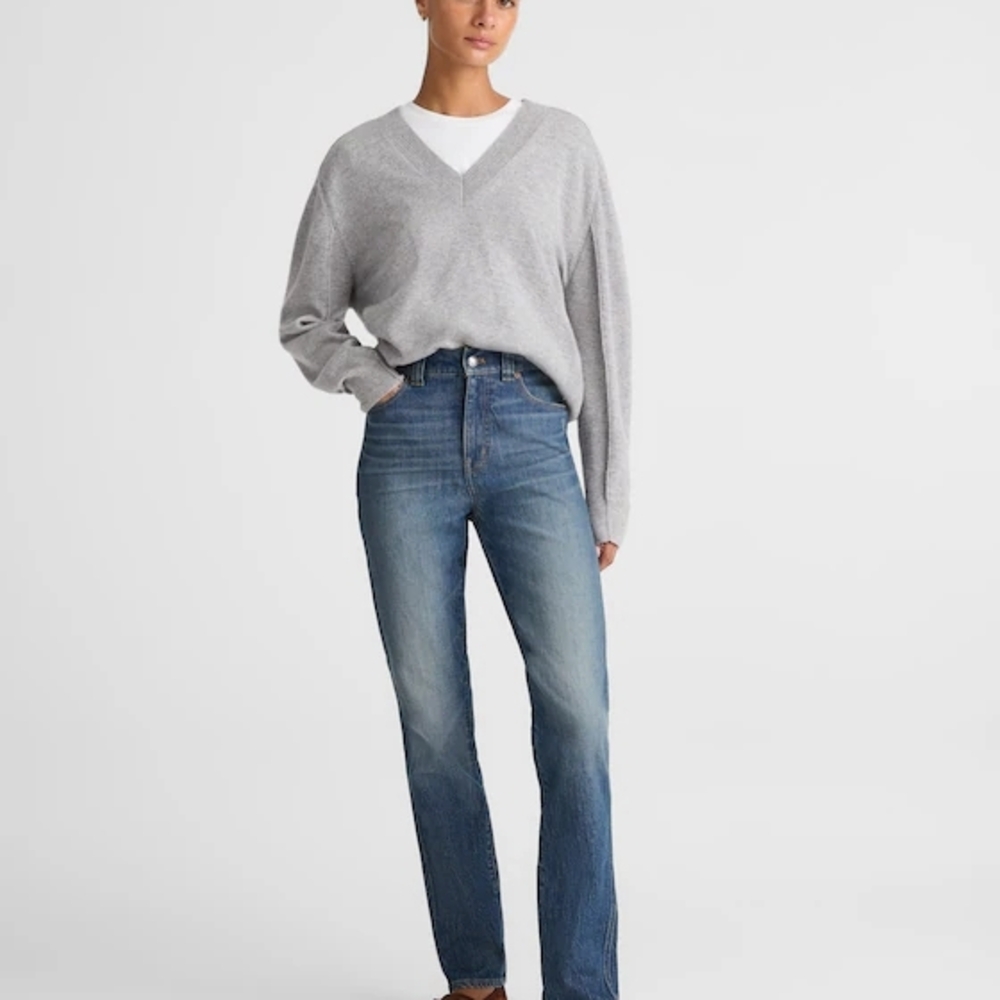 Madewell Women's Straight Leg Blue Jeans